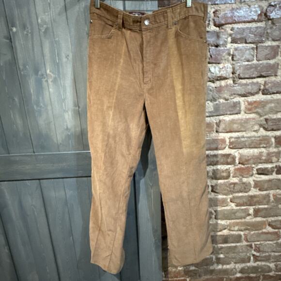 Vintage c. 1980s Dead Stock Great Plains Clothing Co Camel Corduroy Jeans 36x32 - Picture 5 of 10